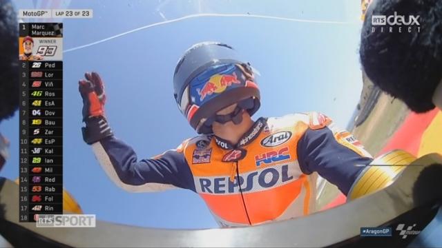 GP d'Aragon, Moto GP: Marquez (ESP) gagne la course devant Pedrosa (ESP) 2e et Lorenzo (ESP) 3e