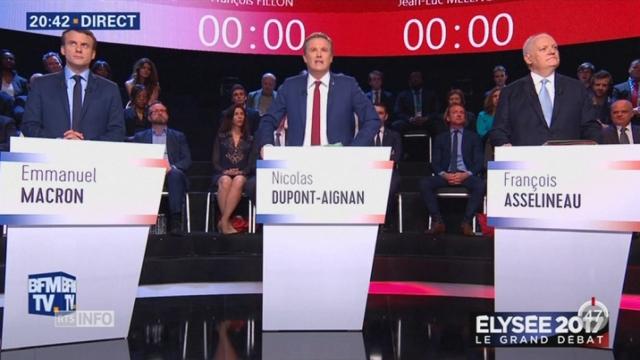 France: tous les candidats à l'élection présidentielle se sont réunis pour débattre
