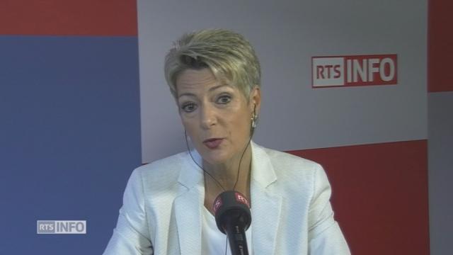 Karin Keller-Sutter réagit à la démission de Didier Burkhalter
