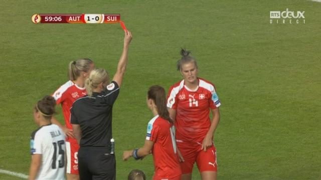 Groupe C, Autriche – Suisse 1-0, 60e Kiwic (carton rouge)