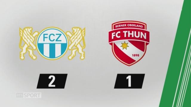 2e journée, Zurich - Thoune 2-1: tous les buts