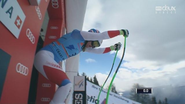 Combiné alpin dames, 1re manche: Denise Feierabend (SUI) chute