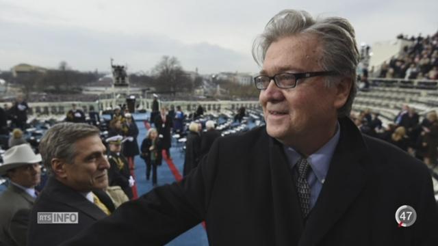 États-Unis: portrait de Stephen Bannon, stratège en chef de la Maison-Blanche