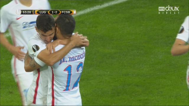 Ligue Europa, Gr. G, FC Lugano - FC Steaua Bucarest (1-2): Morais 64e