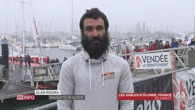 Vendée Globe-Victoire du Genevois Alan Roura: entretien avec Alan Roura aux Sables-d’Olonne