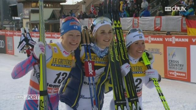 Ski nordique: première place pour la Suédoise Nilsson et le Norvégien Martin Johnsrud Sundby