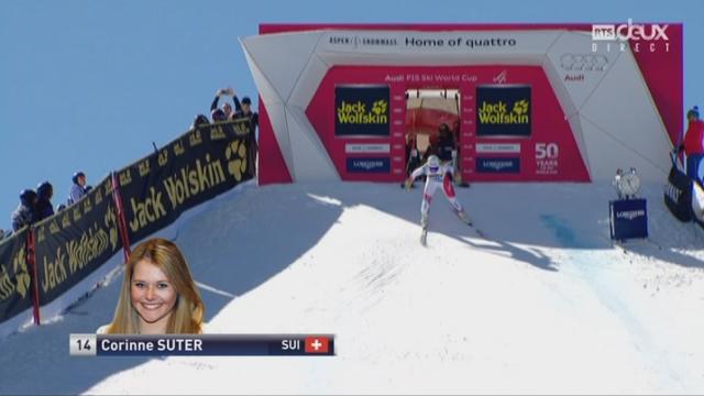 Aspen (USA), descente: Corinne Suter (SUI)