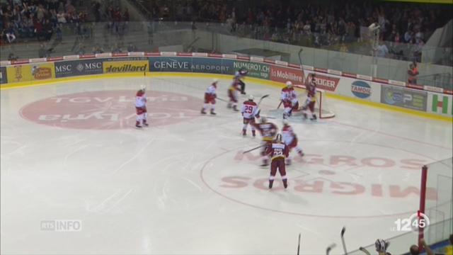 Hockey: Genève Servette a battu le Lausanne Sport