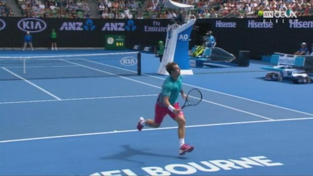 Open d'Australie, 3e tour: S.Wawrinka (SUI) - V.Troicki (SRB) 3-6 6-2