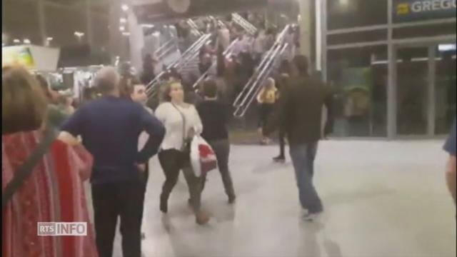 Scène de panique à l'Arena après l'explosion