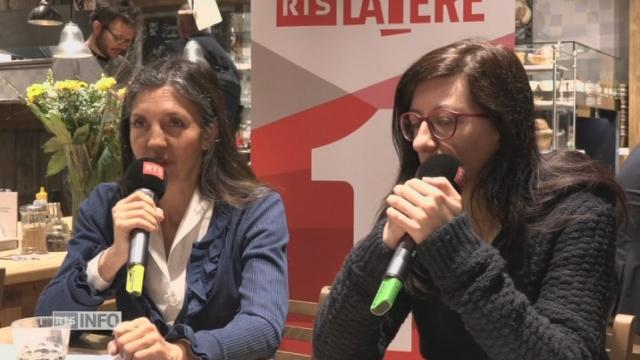 Elections vaudoises: le débat entre Sylvie Villa (PDC) et Céline Misiego (POP)