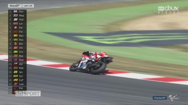 Moto GP: Dovizioso (ITA) s'impose devant Marquez (ESP) 2e et Pedrosa (ESP) 3e