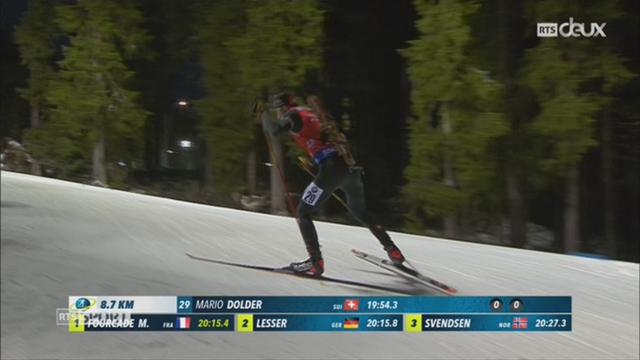 Biathlon-Mondiaux d’Östersund: Mario Dolder décroche son billet pour les Jeux olympiques