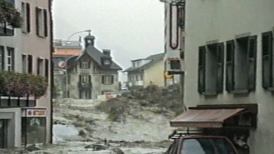 Brigue sous l'eau en 1993. [RTS]