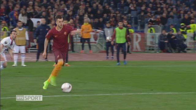 Europa League, 1-8 retour: AS Roma – Lyon 2-1, 60e Tousart (autogoal)