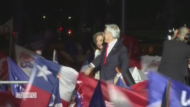 Le président chilien élu parle à ses supporters