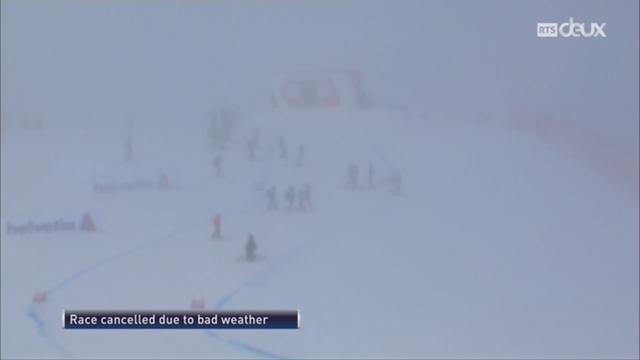Ski alpin: le combiné dames de St-Moritz annulé en raison du mauvais temps