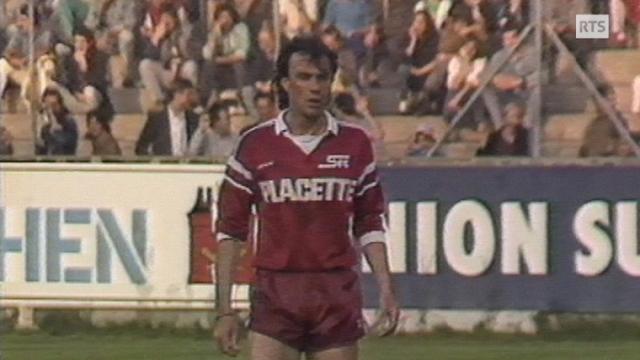 Michel Decastel sous les couleurs du Servette FC en 1988 [RTS]