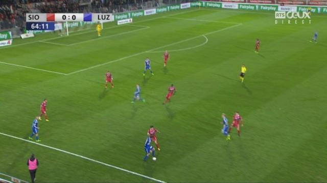 Coupe de Suisse, 1-2:  Sion – Lucerne 0-0, 65e Juric (transversale)