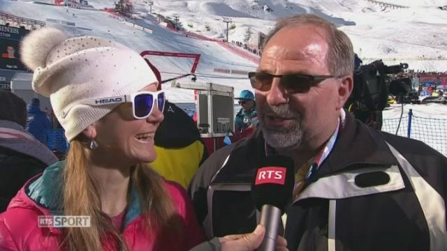 Mondiaux de ski à St-Moritz: l'ambiance était extrêmement conviliale dans l'ère d'arrivée