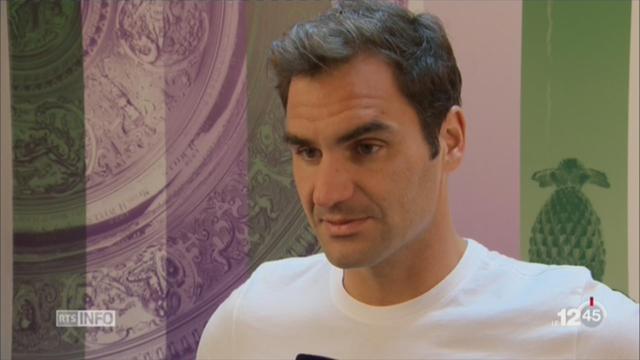 Tennis-Wimbledon: entretien avec Roger Federer