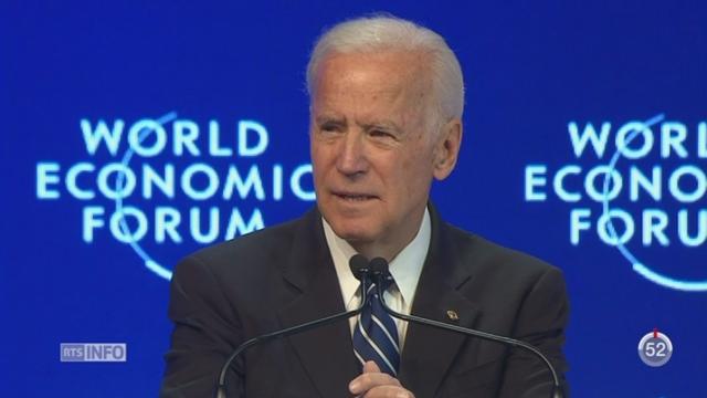 WEF: le vice-président américain Joe Biden a donné son dernier grand discours