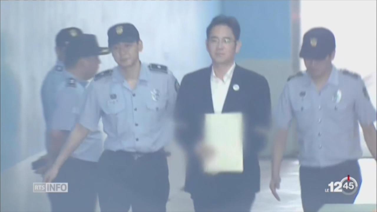 L'héritier de Samsung a été condamné à cinq ans de prison ferme pour corruption