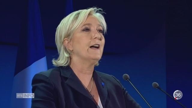 Marine Le Pen: déjà sur les marchés, pour séduire le "peuple"