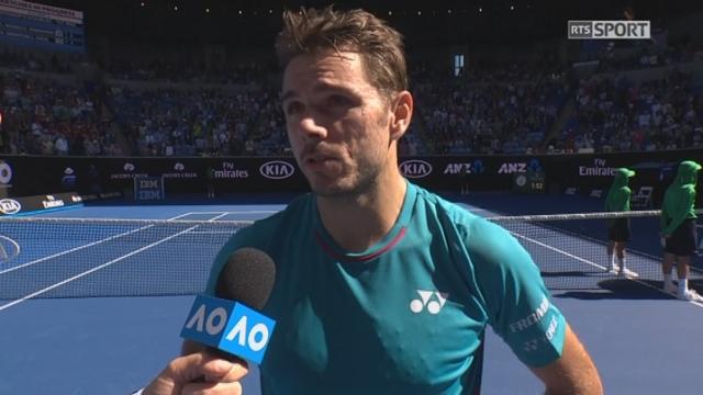 Open d’Australie, 2e tour: S.Wawrinka (SUI) à l’interview après sa victoire convaincante