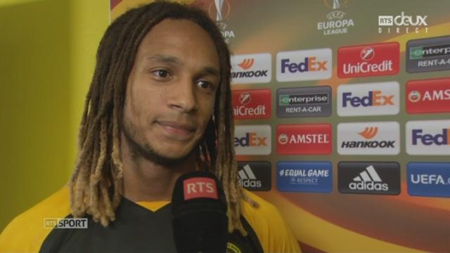 L'interview de Mbabu à la fin du match