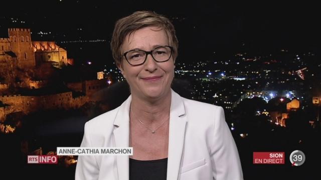 Elections valaisannes: le point avec Anne-Cathia Marchon, à Sion