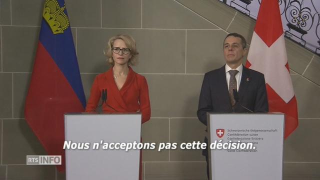 Le Liechtenstein pas responsable de la liste grise