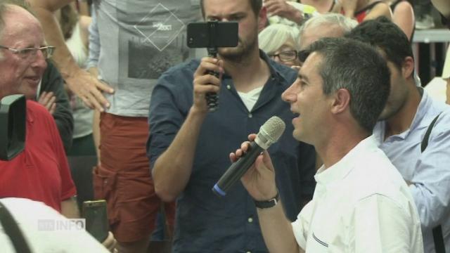 François Ruffin, célébré par ses partisans