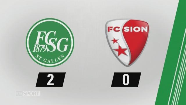 3e journée, Saint-Gall - Sion 2-0: les buts de la rencontre