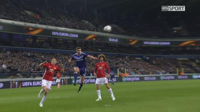 Europa League, ¼ aller, Anderlecht – Manchester United 1-1, 85e Dendoncker
