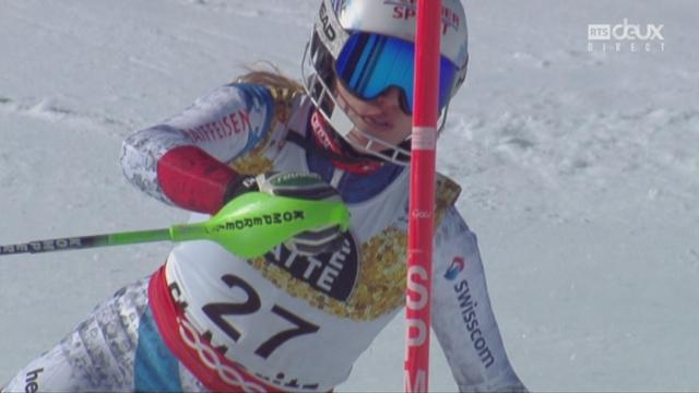 Mondiaux de St-Moritz, slalom, 2e manche: Denise Feierabend (SUI)