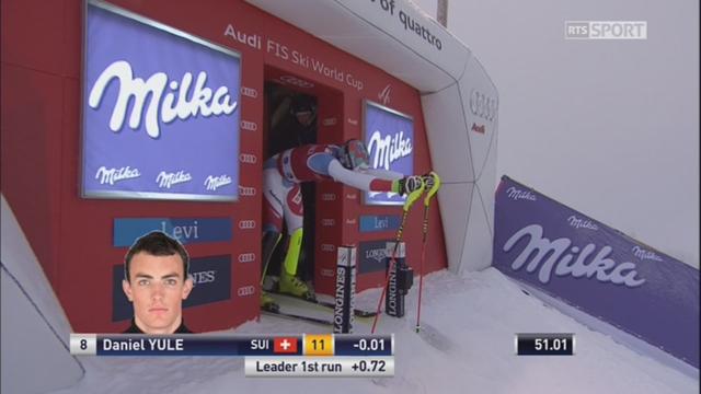 Levi (FIN), slalom 2e manche: Yule (SUI) termine sa course à la deuxième place provisoire