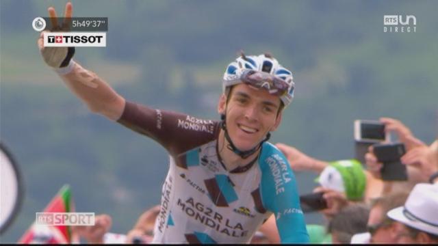 Tour de France, 12e étape: Romain Bardet (FRA) remporte l'étape devant Rigoberto Uran (COL) et Fabio Aru (ITA)