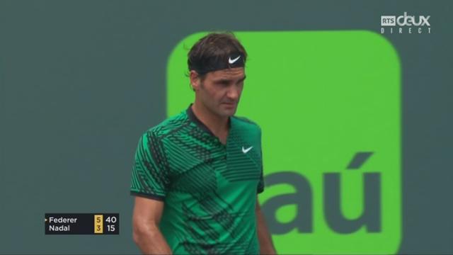 Indian Wells (USA), finale, R. Federer (SUI) - R. Nadal (ESP): 6-3