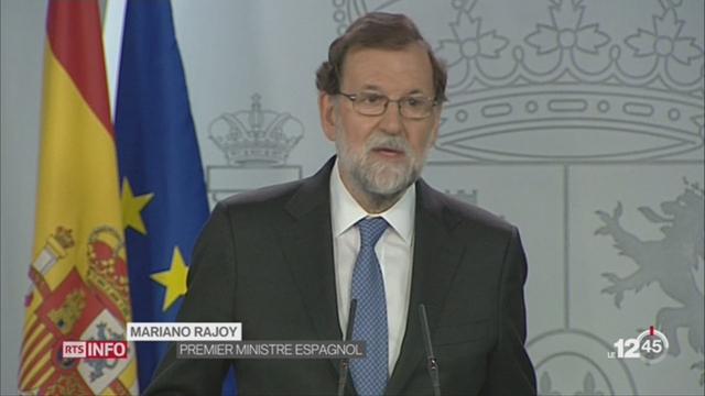 Catalogne: l’Europe soutient le chef du gouvernement espagnol Mariano Rajoy
