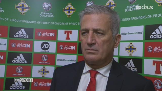 Football, barrages, Irlande du Nord - Suisse (0-1) Petkovic au micro de RTSsport