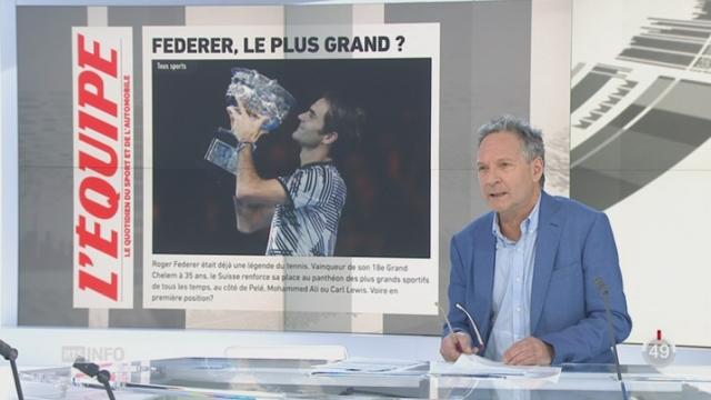Federer remporte l’Open d’Australie: les observations de Pierre-Alain Dupuis