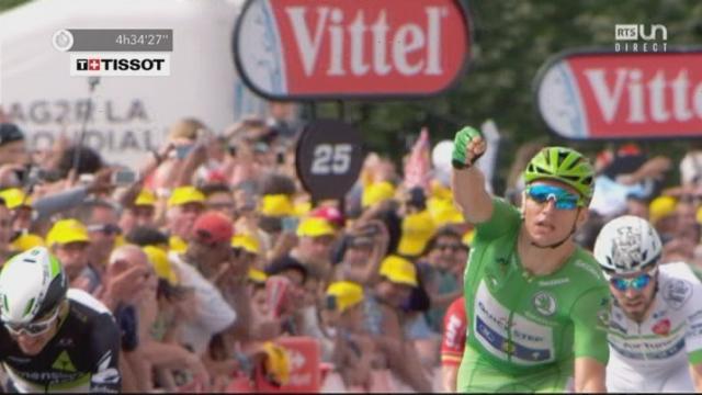 Tour de France, 11e étape: victoire d'étape pour Marcel Kittel (GER) devant Dylan Groenewegen (NED) et Edvald Boasson Hagen (NOR)