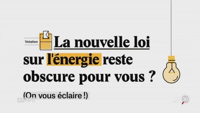 Loi sur l'énergie: Nouvo nous l'explique en deux minutes!