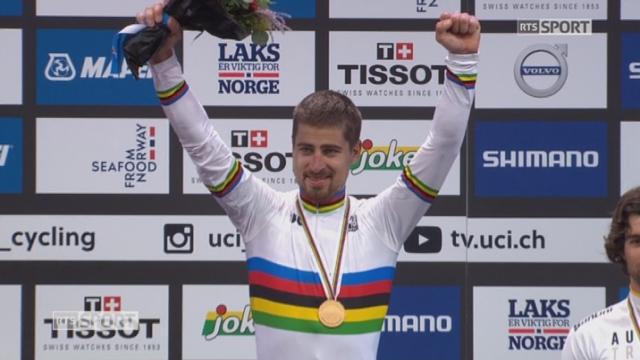 Championnat du monde, course messieurs: la joie du Slovaque pour son troisième succès historique sur le podium