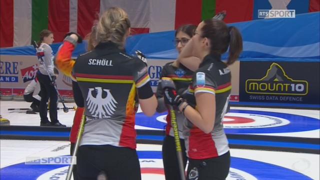 Championnats d'Europe, tour préliminaire dames: Allemagne - Danemark 11-4