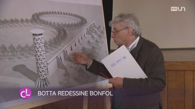 JU: l'architecte Mario Botta dévoile son projet d'aménagement à Bonfol