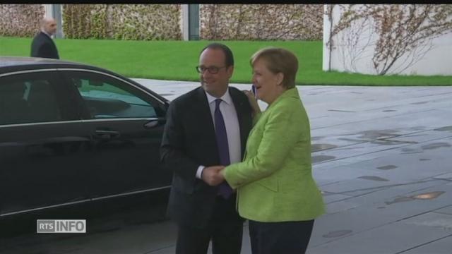 Ultime visite internationale de François Hollande à Berlin