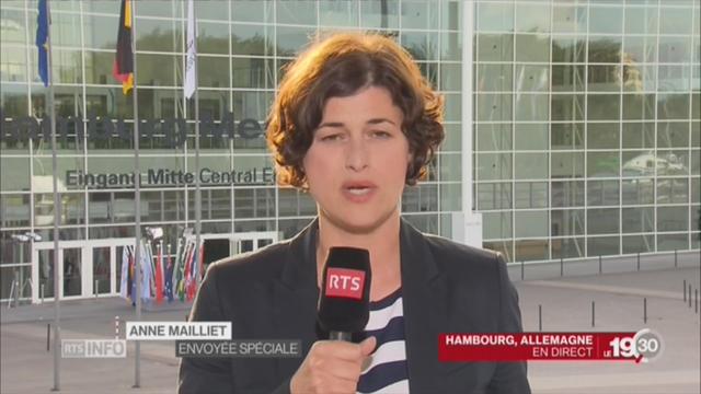 Sommet du G20: les précisions d’Anne Mailliet, depuis Hambourg