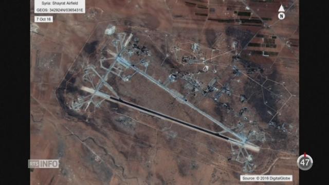 Syrie: des missiles américains visent l'armée de Bachar al-Assad